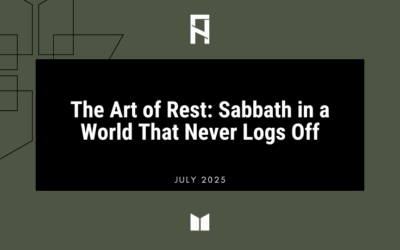 The Art of Rest: Sabbath in a World ThatNever Logs Off