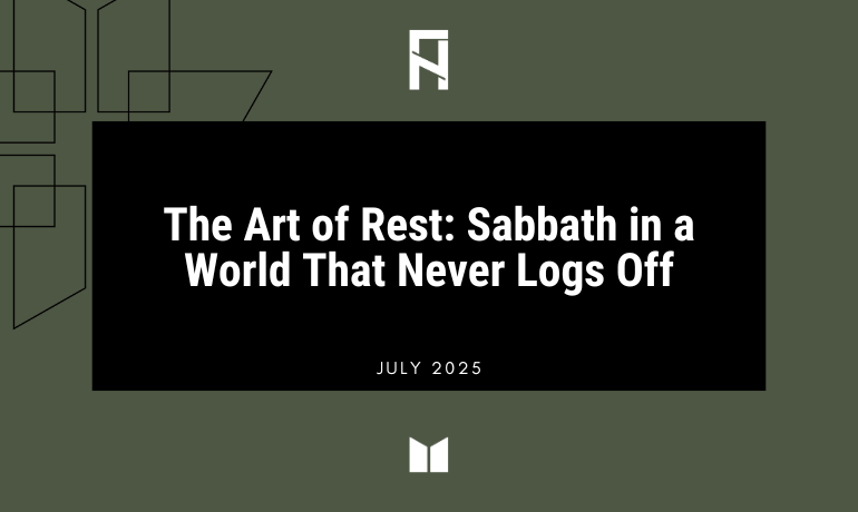 The Art of Rest Sabbath in a World That Never Logs Off