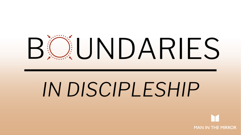 Boundaries in discipleship